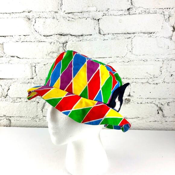 Vintage Rainbow Elf Hat - Picture 2 of 6